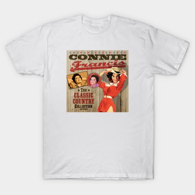 Connie Francis - The Classic Country Collection T-Shirt by PLAYDIGITAL2020